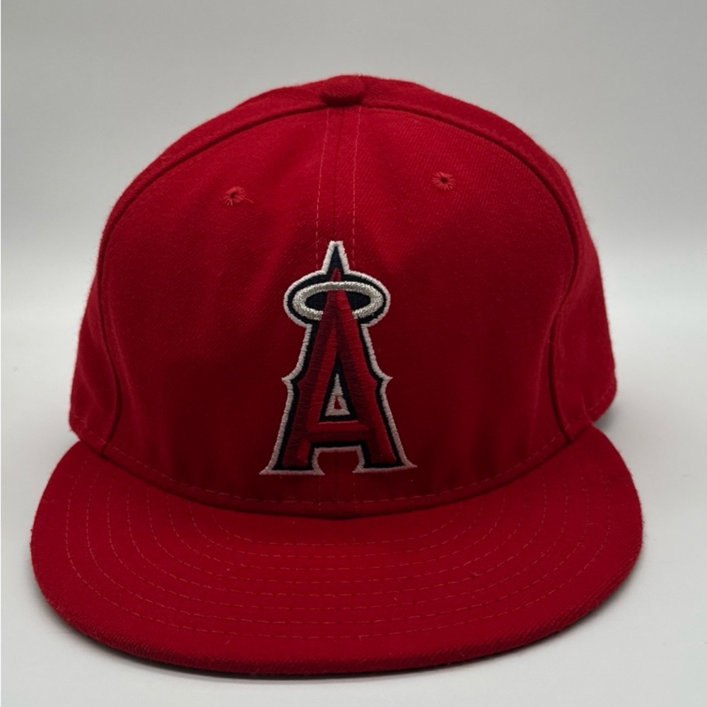 New Era Los Angeles Angels Authentic Collection Game 59FIFTY Fitted Hat 7 3/8